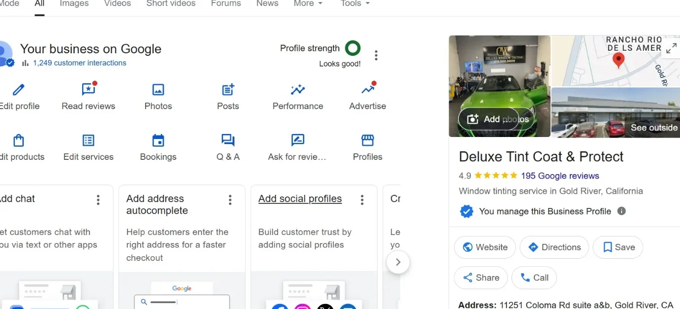 thedeluxe GMB profile