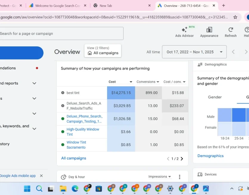 thedeluxe google ads keywords